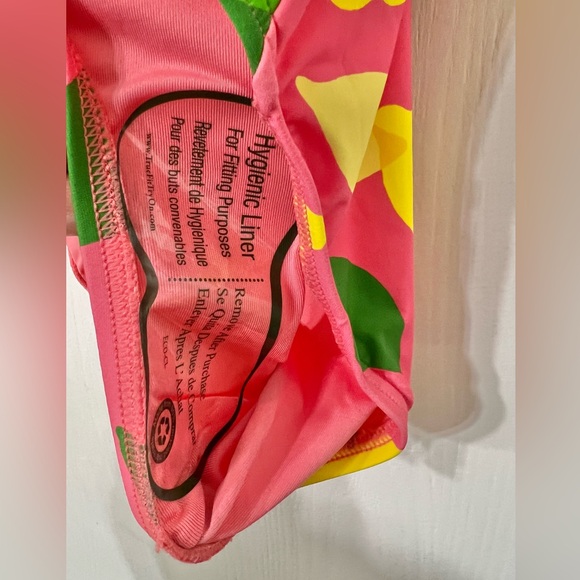 Kate Spade New York Lemon Print One Piece Swimsuit Sea Star Size Small - Picture 6 of 11